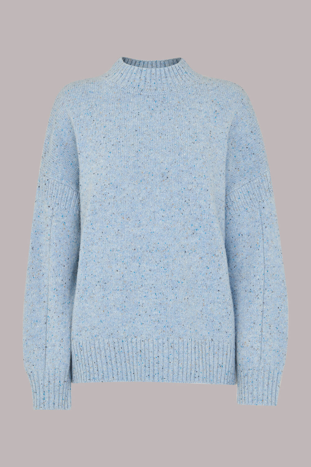 Flecked Funnel Neck Jumper