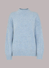 Flecked Funnel Neck Jumper