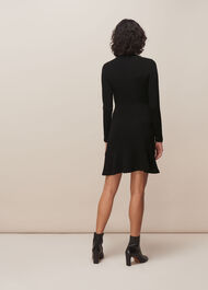 Ottoman Jersey Flippy Dress