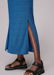 Animal Fleck Jersey Midi Dress