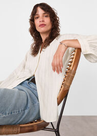 Stripe Long Sleeve Blouse