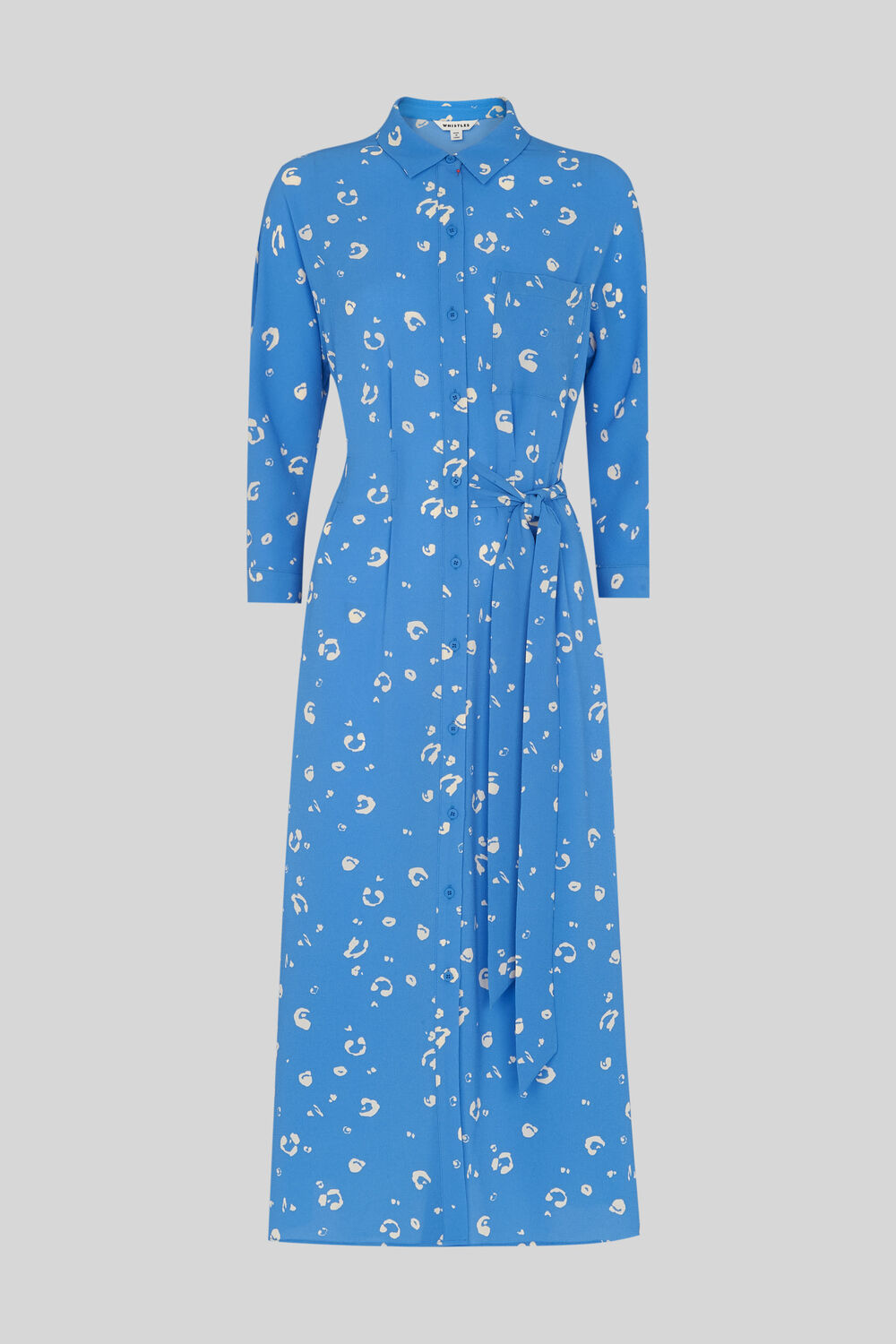 Watercolour Animal Dress Blue/Multi