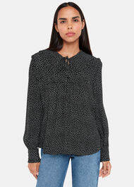 Scattered Y Saskia Collar Top