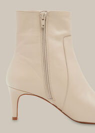 Celia Kitten Heel Boot Stone