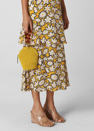 Resin Chain Leonard Wristlet Yellow