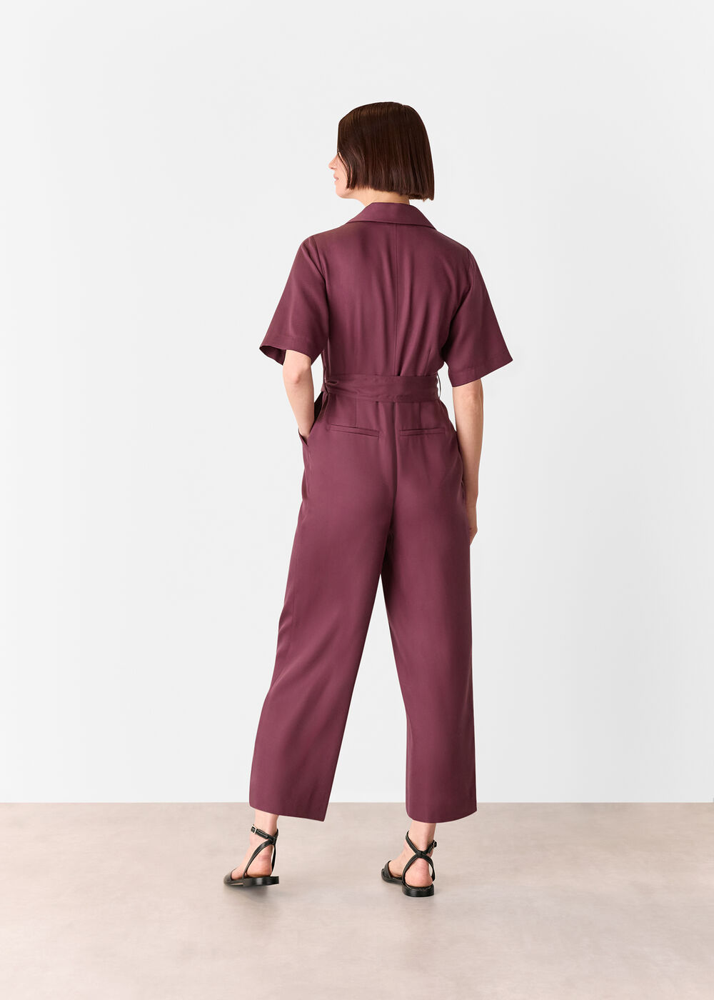 Button Front Jumpsuit