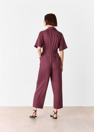 Button Front Jumpsuit