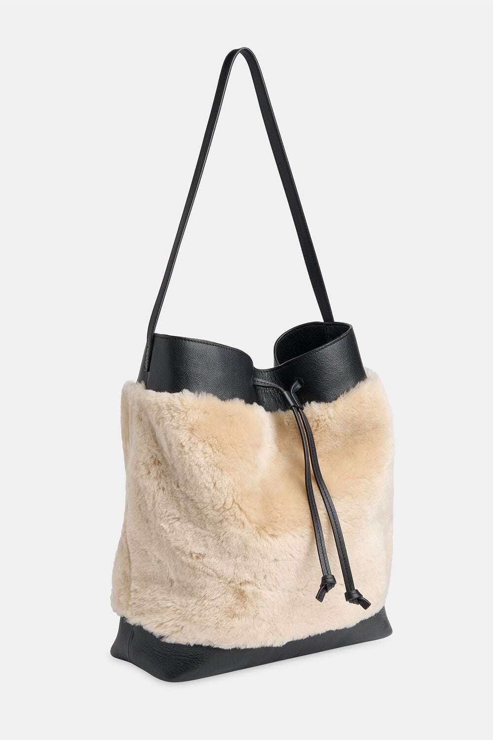 Sasha Shearling Tote Bag