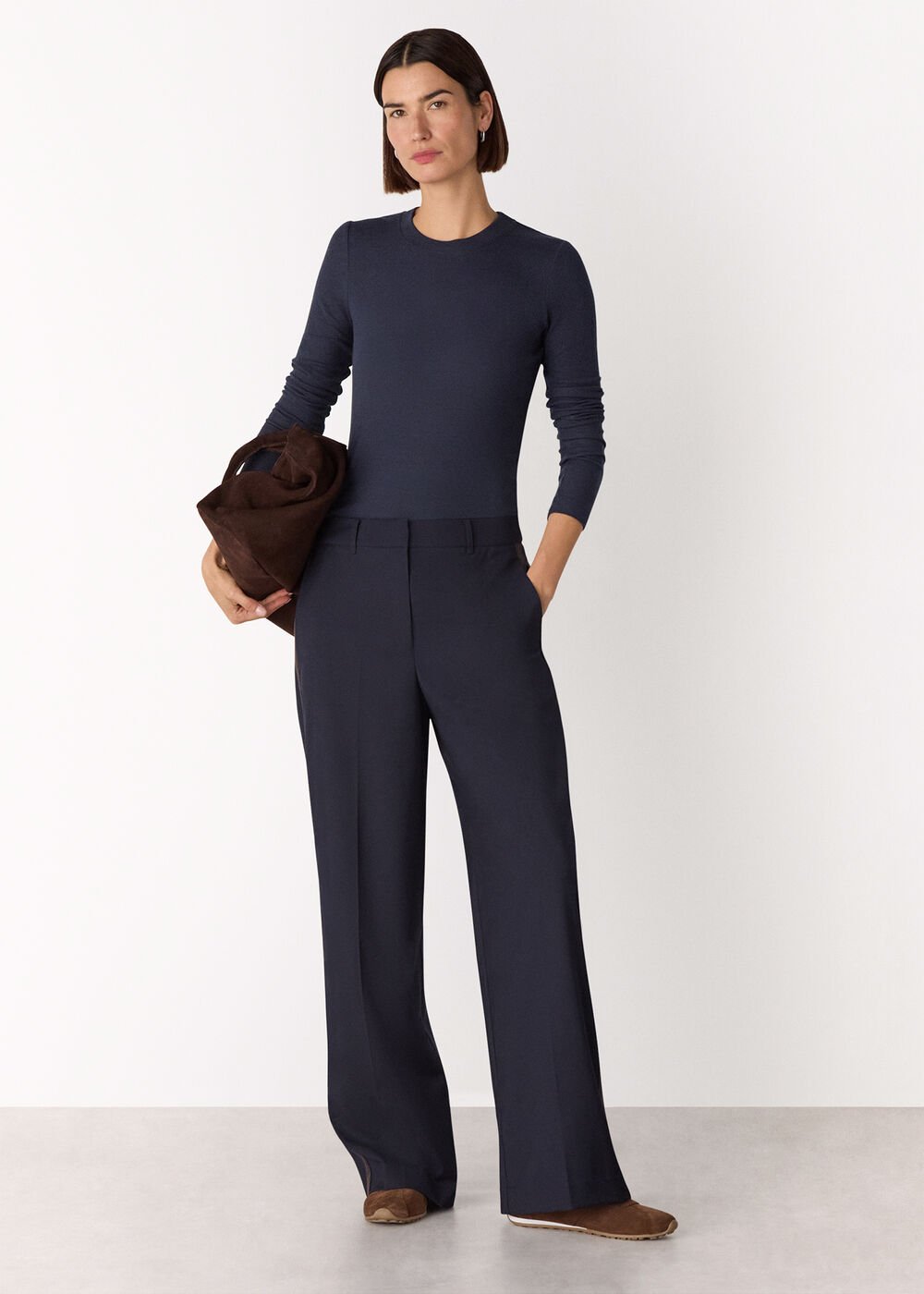 Essential Ribbed Crew