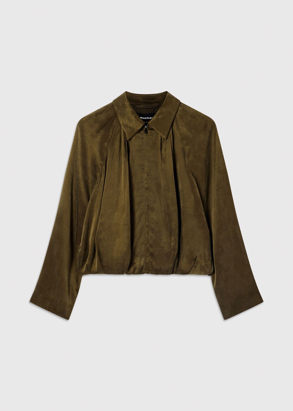 Drapey Bubble Hem Jacket