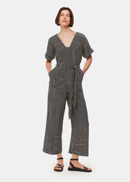 Angled Stripe Jumpsuit