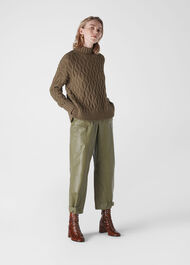 Oversized Cable Knit Sweater