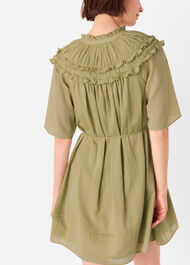 Cotton Frill Mini Dress