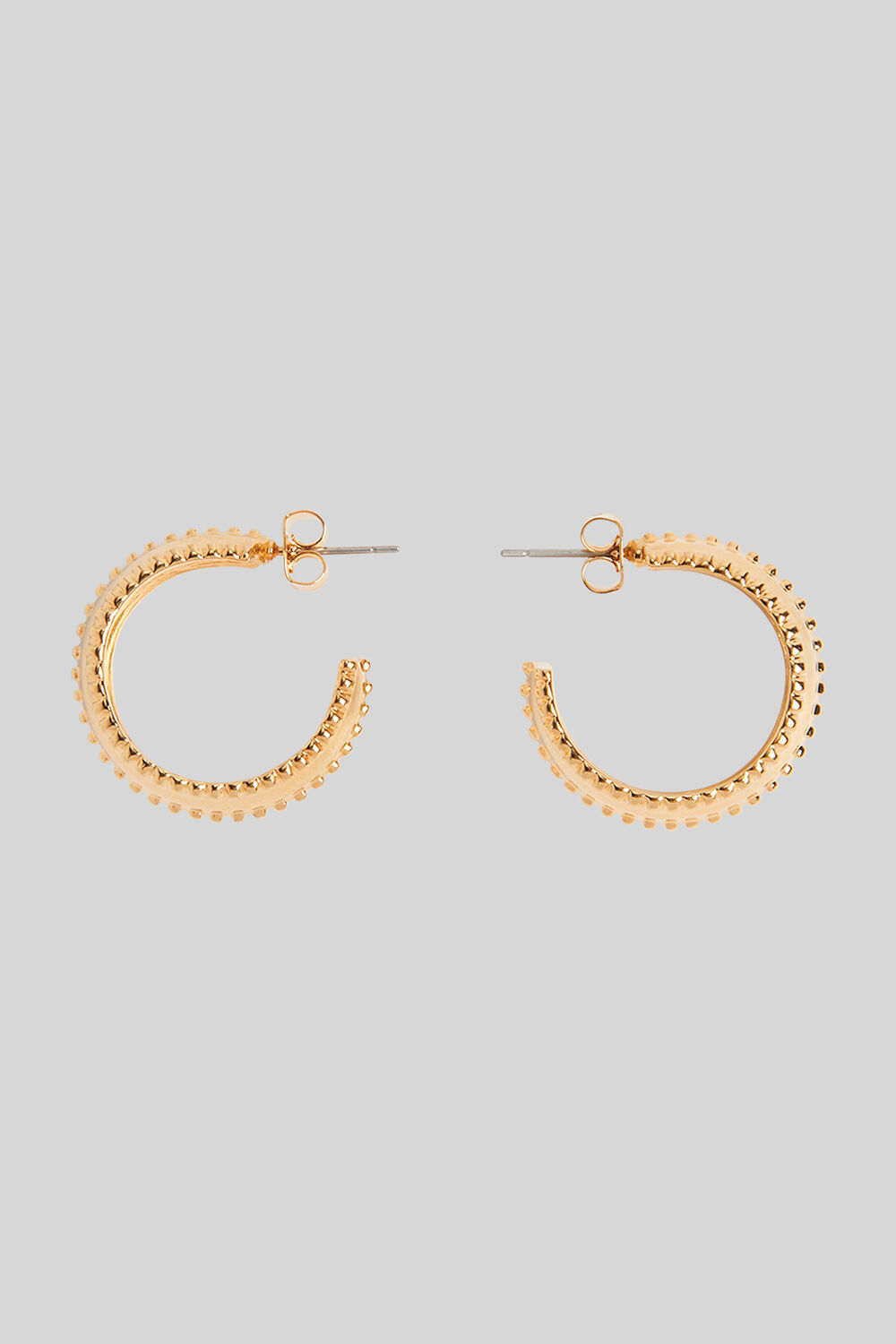 Mini Studded Hoop Gold/Multi