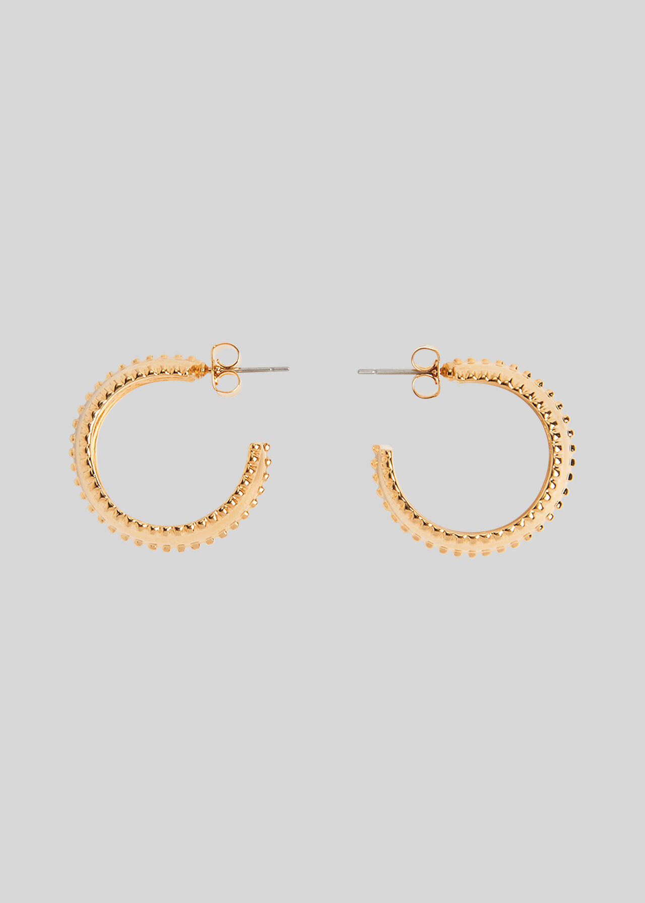 Mini Studded Hoop Gold/Multi