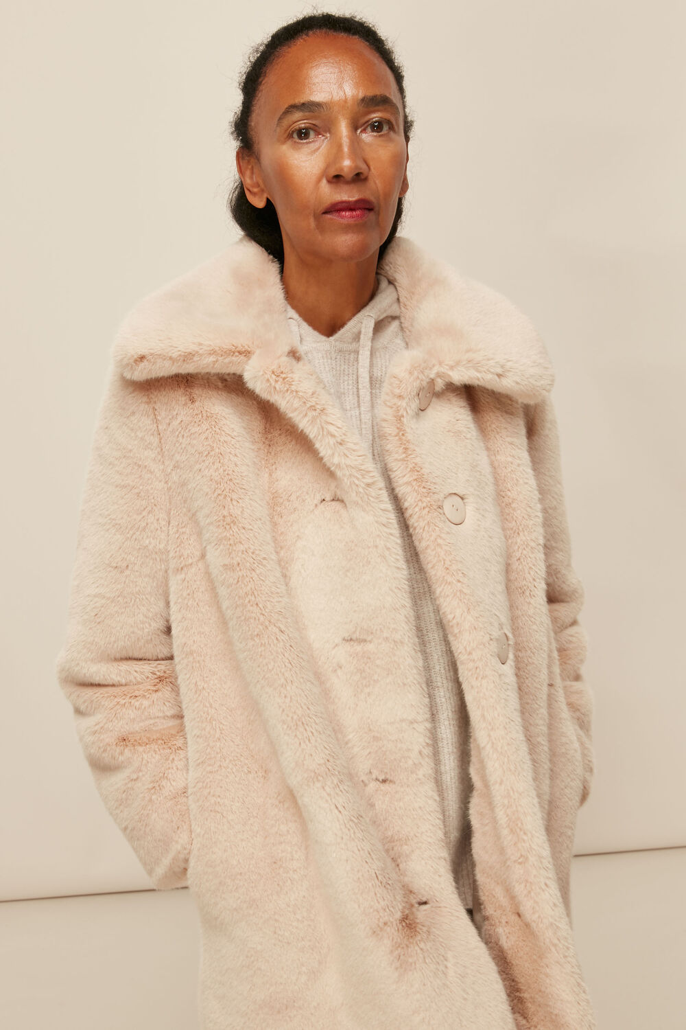 Faux Fur Coat