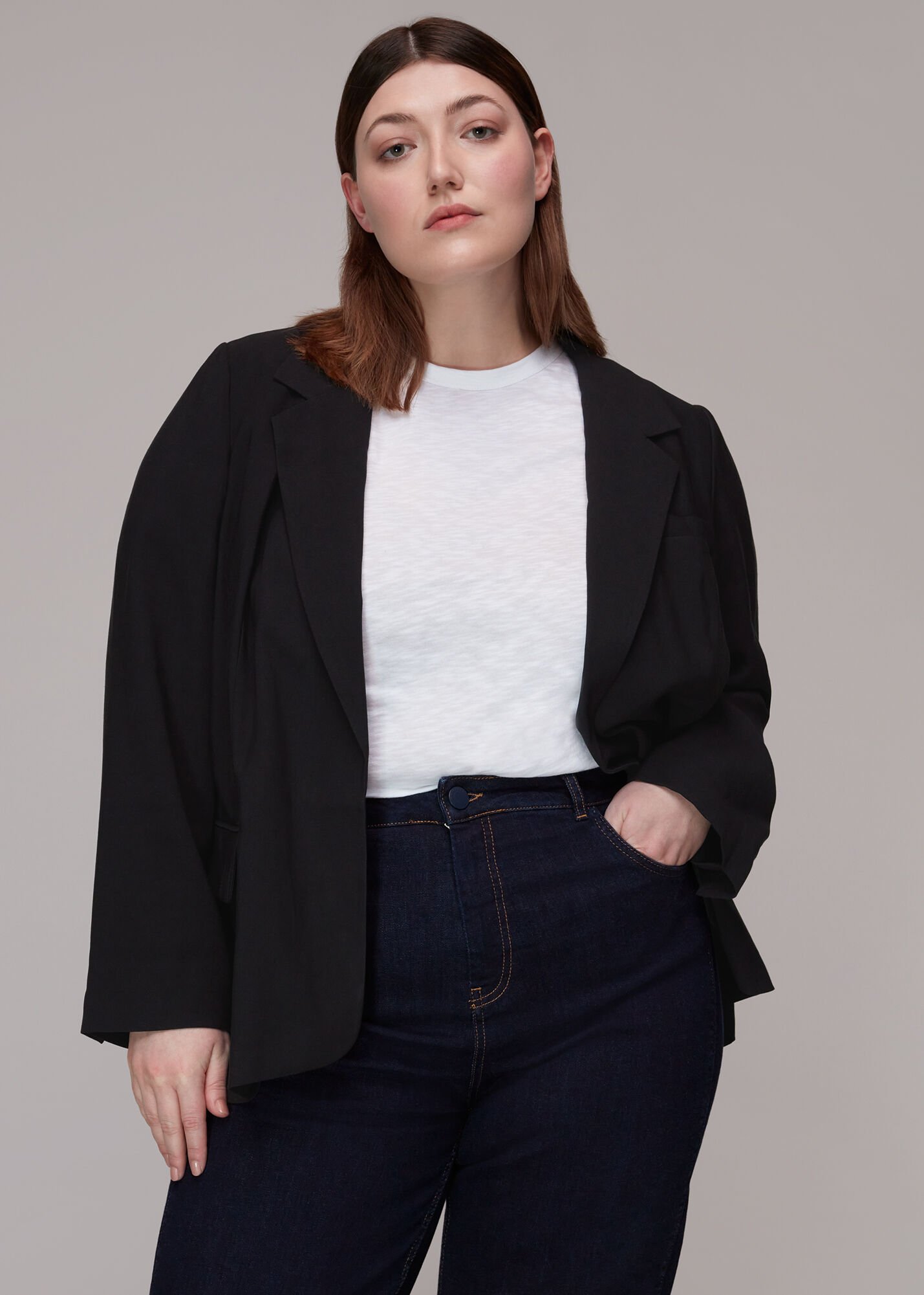 Whistles shop black blazer