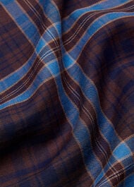 Checked Brushed Cotton Shirt