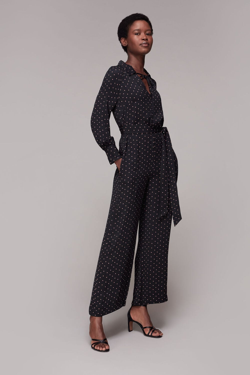 Abby Star Print Jumpsuit