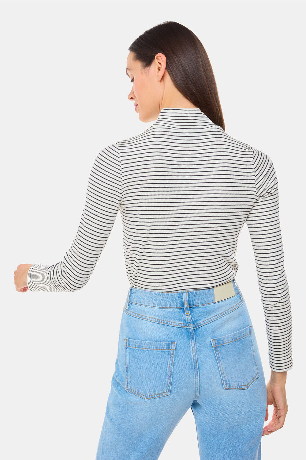 Stripe Rib Detail Polo