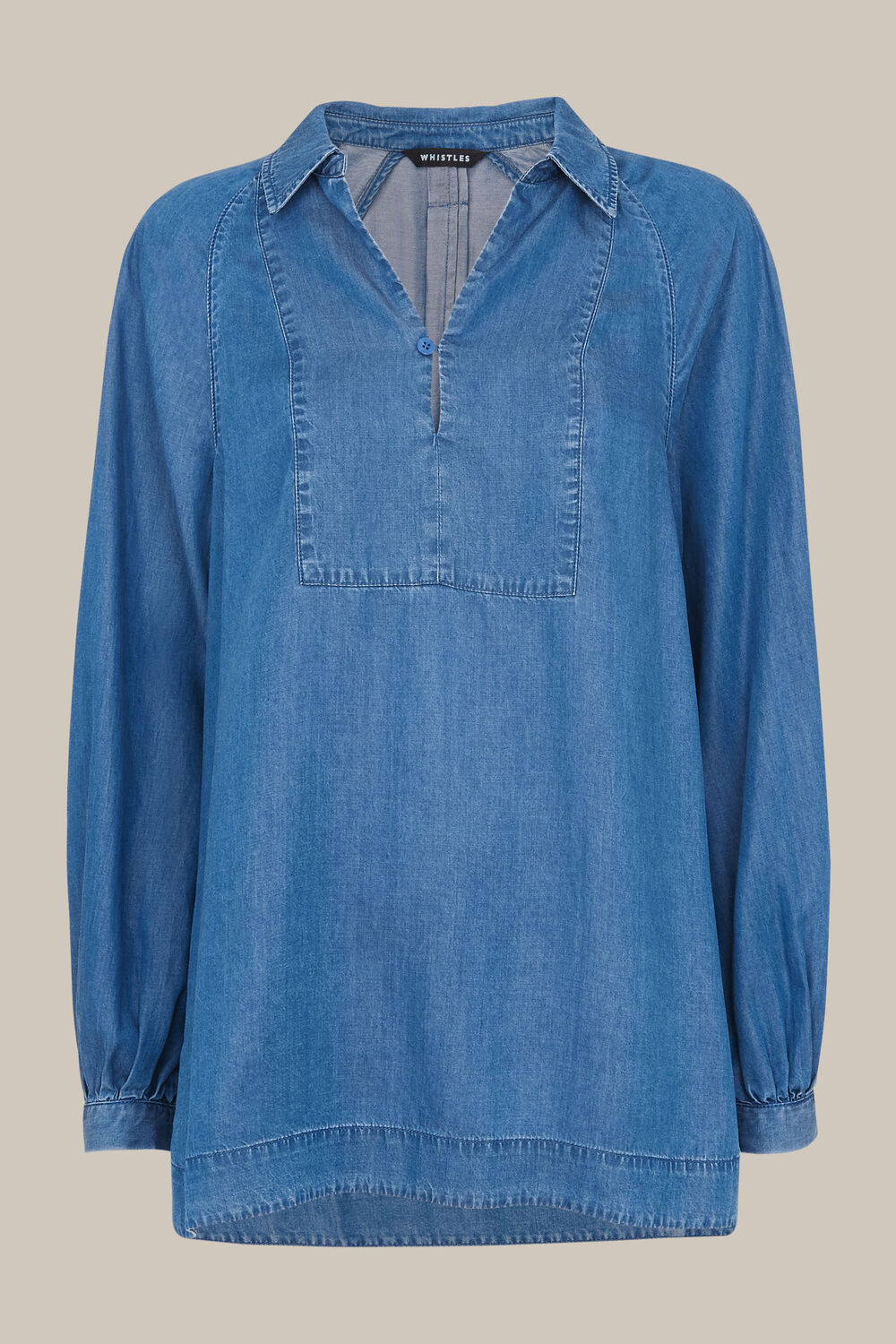 Chambray Longline Shirt