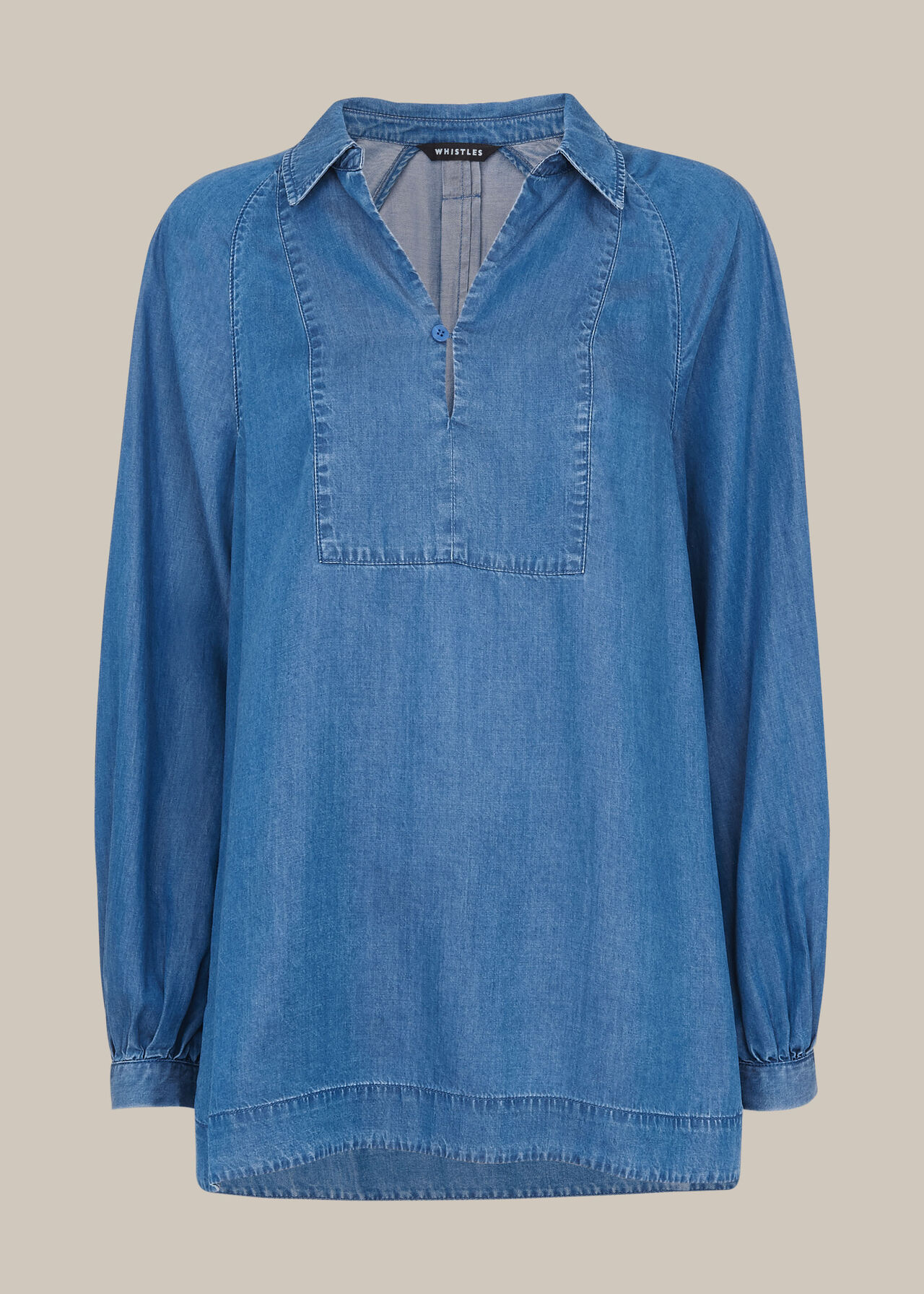 Chambray Longline Shirt