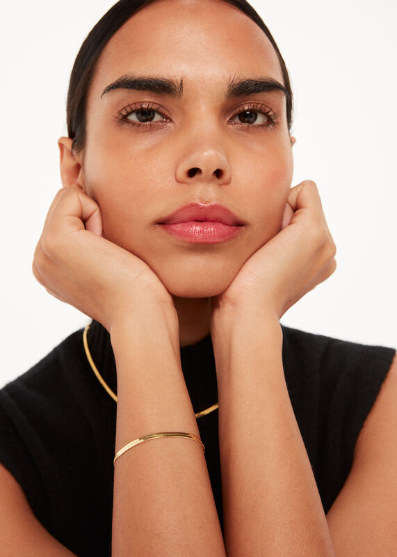 Flat Snake Chain Necklace