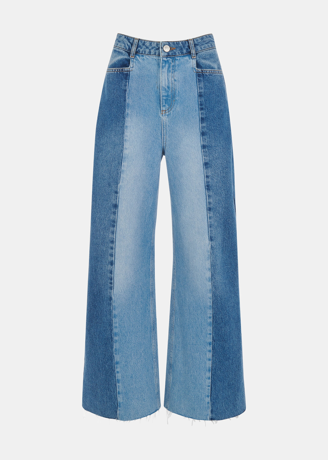 Vertical Patchwork Jean