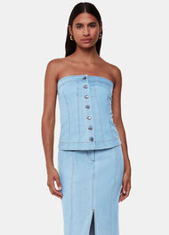 Denim Maxi Skirt