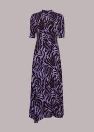 Woodland Tiger Midi Dress