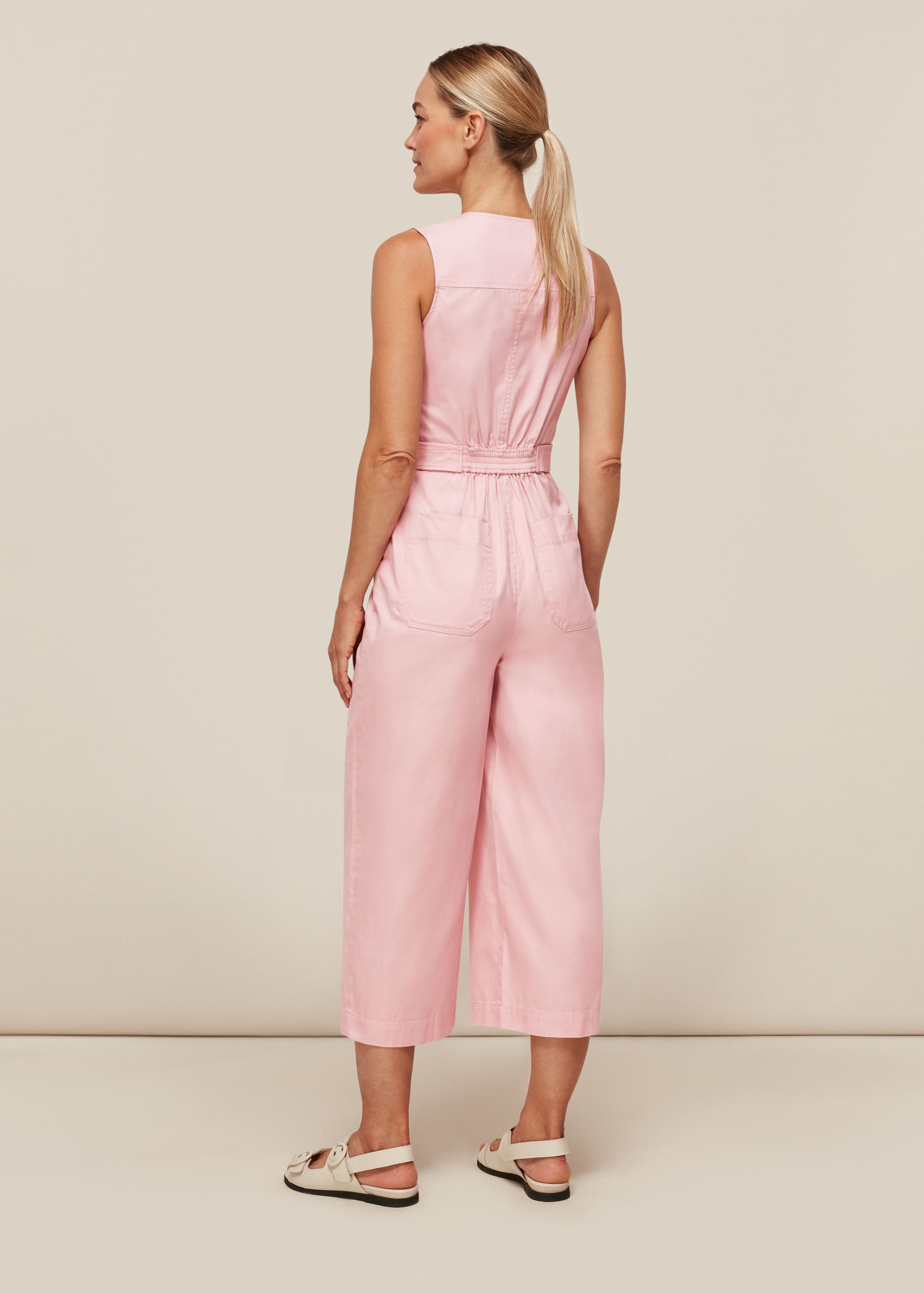 Whistles pink discount jumpsuit
