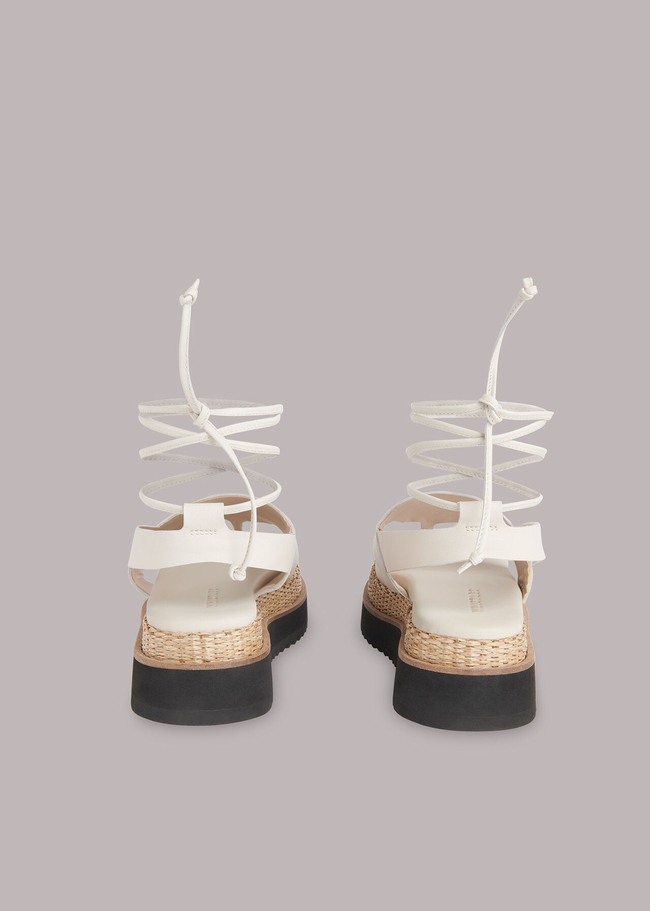 Lia Raffia Platform Sandal