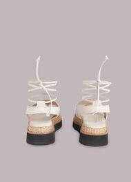 Lia Raffia Platform Sandal