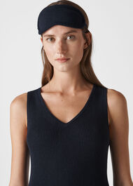 Knitted Pyjama Set Navy