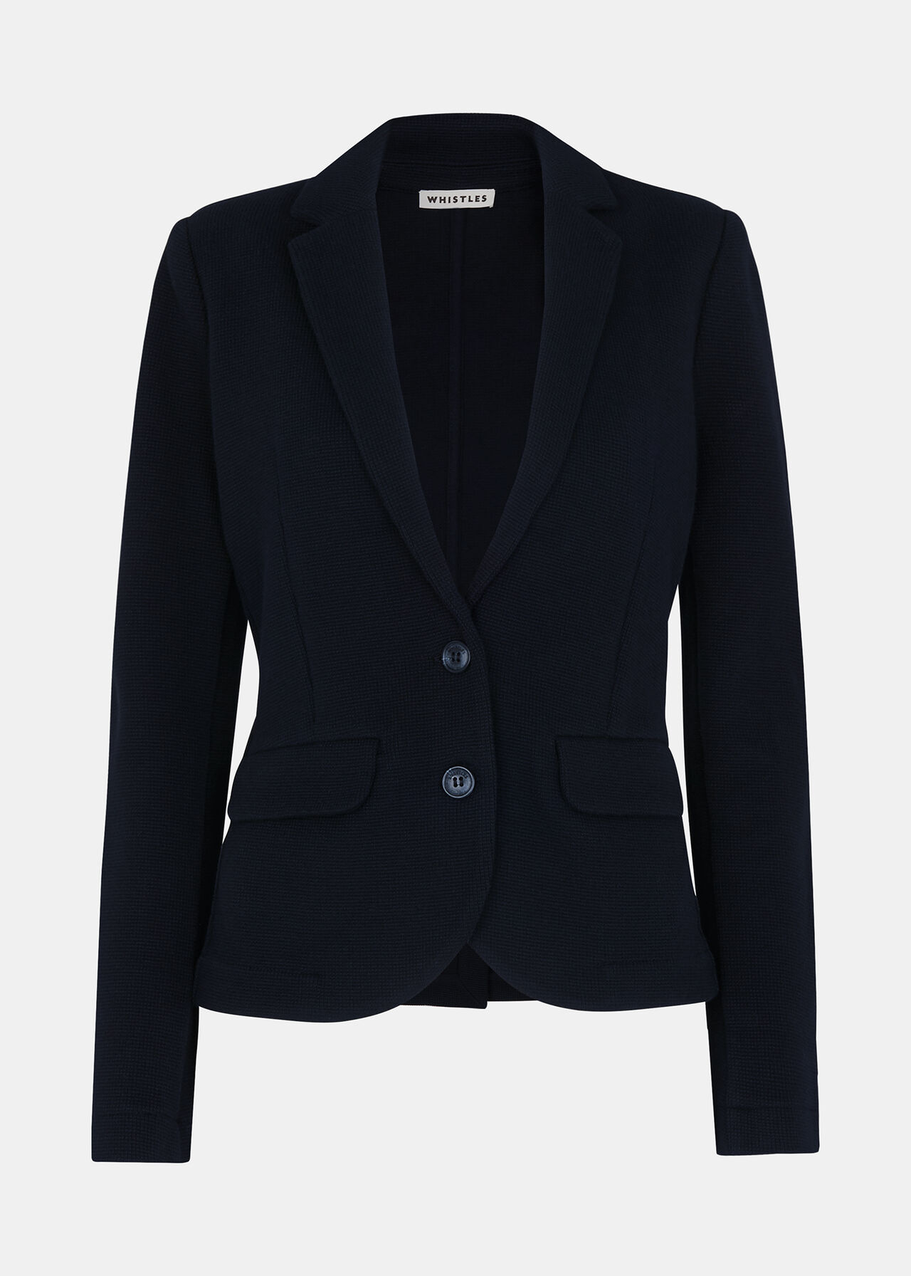 Slim Jersey Jacket Navy