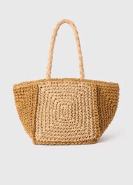 Patchwork Straw Mini Bag
