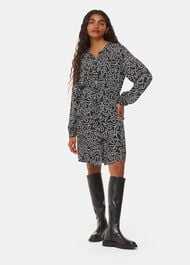 Petite Chain Print Flippy Dress