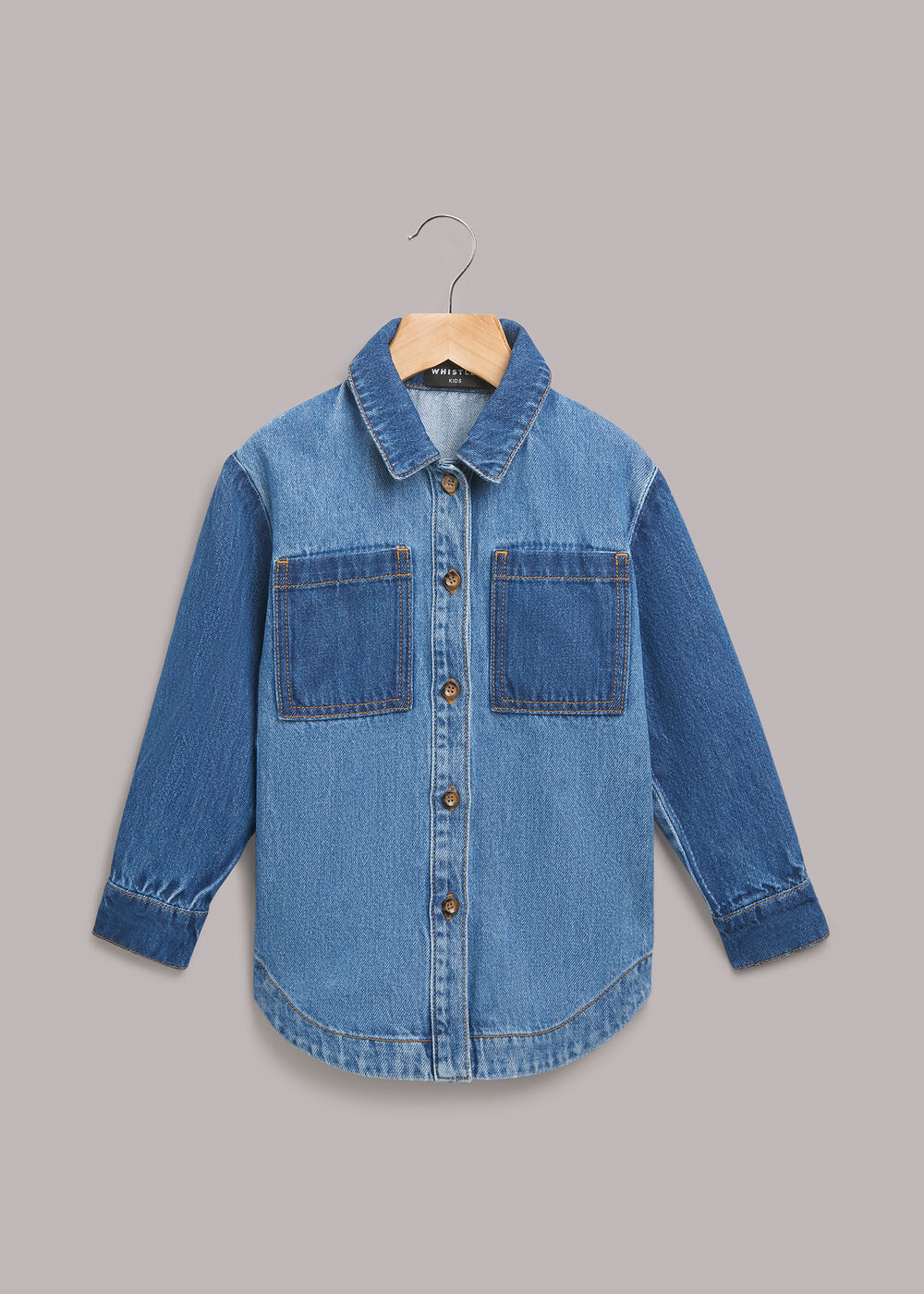 Patchwork Denim Overshirt