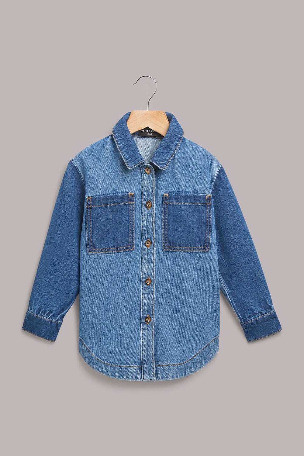 Patchwork Denim Overshirt