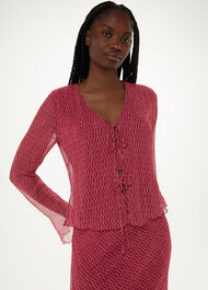 Dainty Net Tie Detail Top