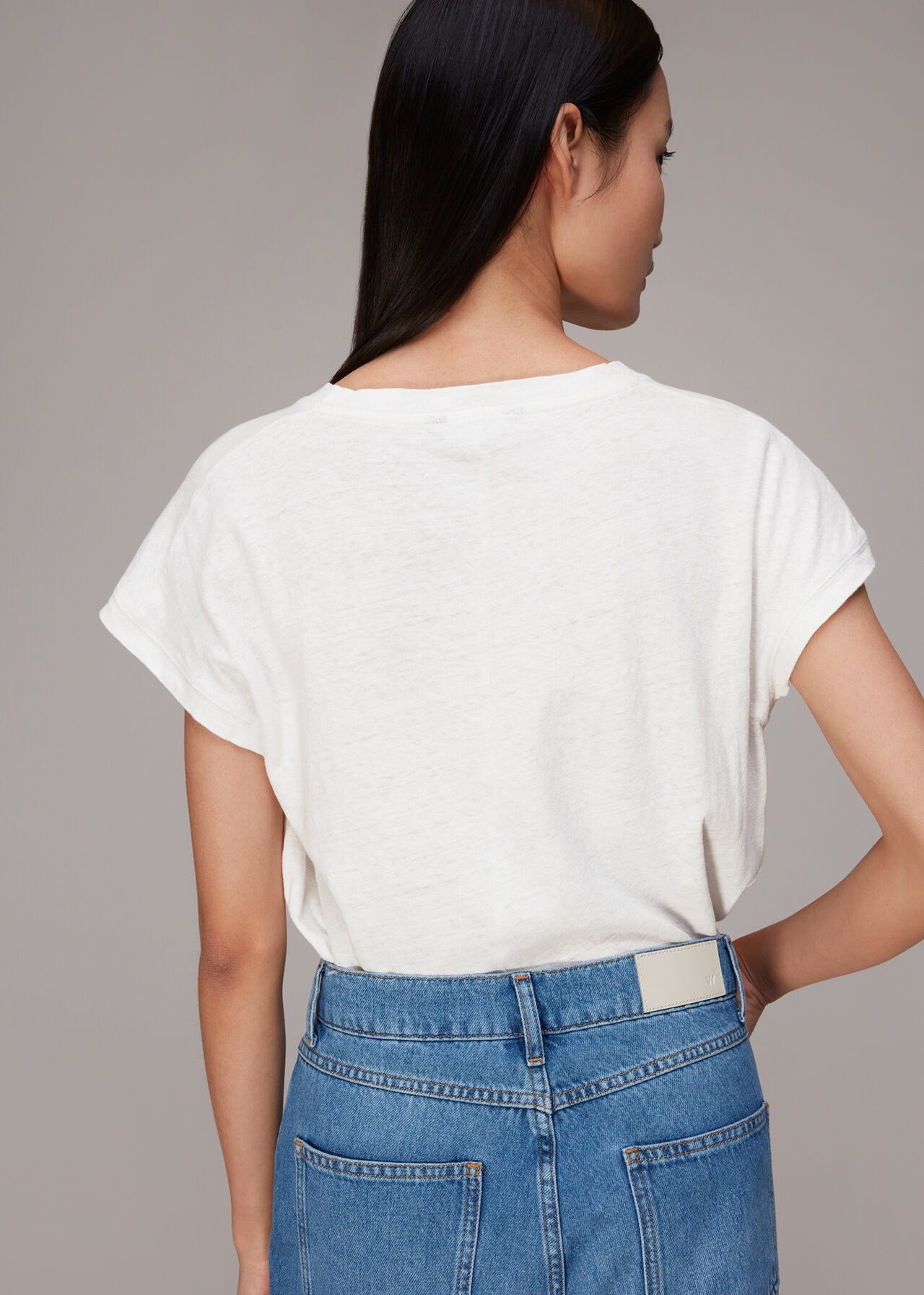 Ember Linen Mix Pocket Tee