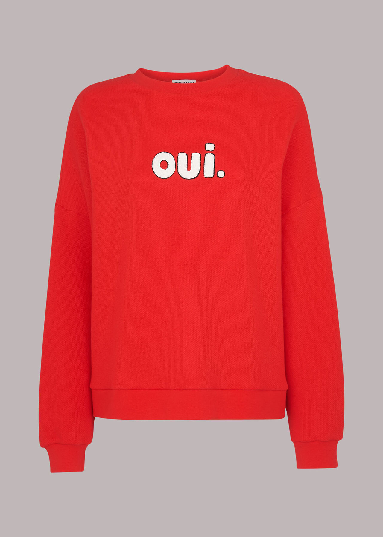 Red Oui Logo Sweat | WHISTLES