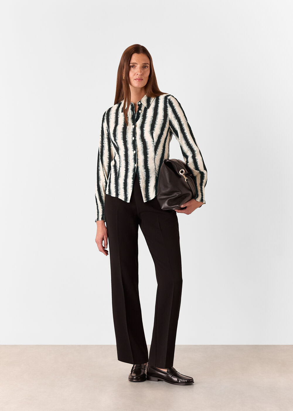 Hazy Stripe Fitted Shirt