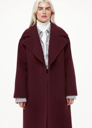 Petite Lorna Wrap Wool Coat