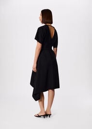 Asymmetric Open Back Dress