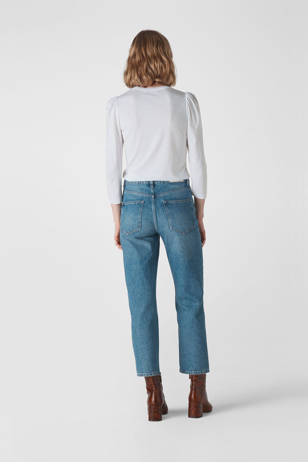 Puff Sleeve Top White