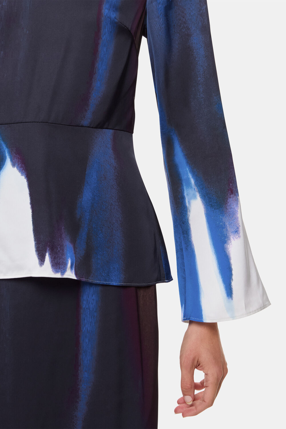 Ice Dye Print Top
