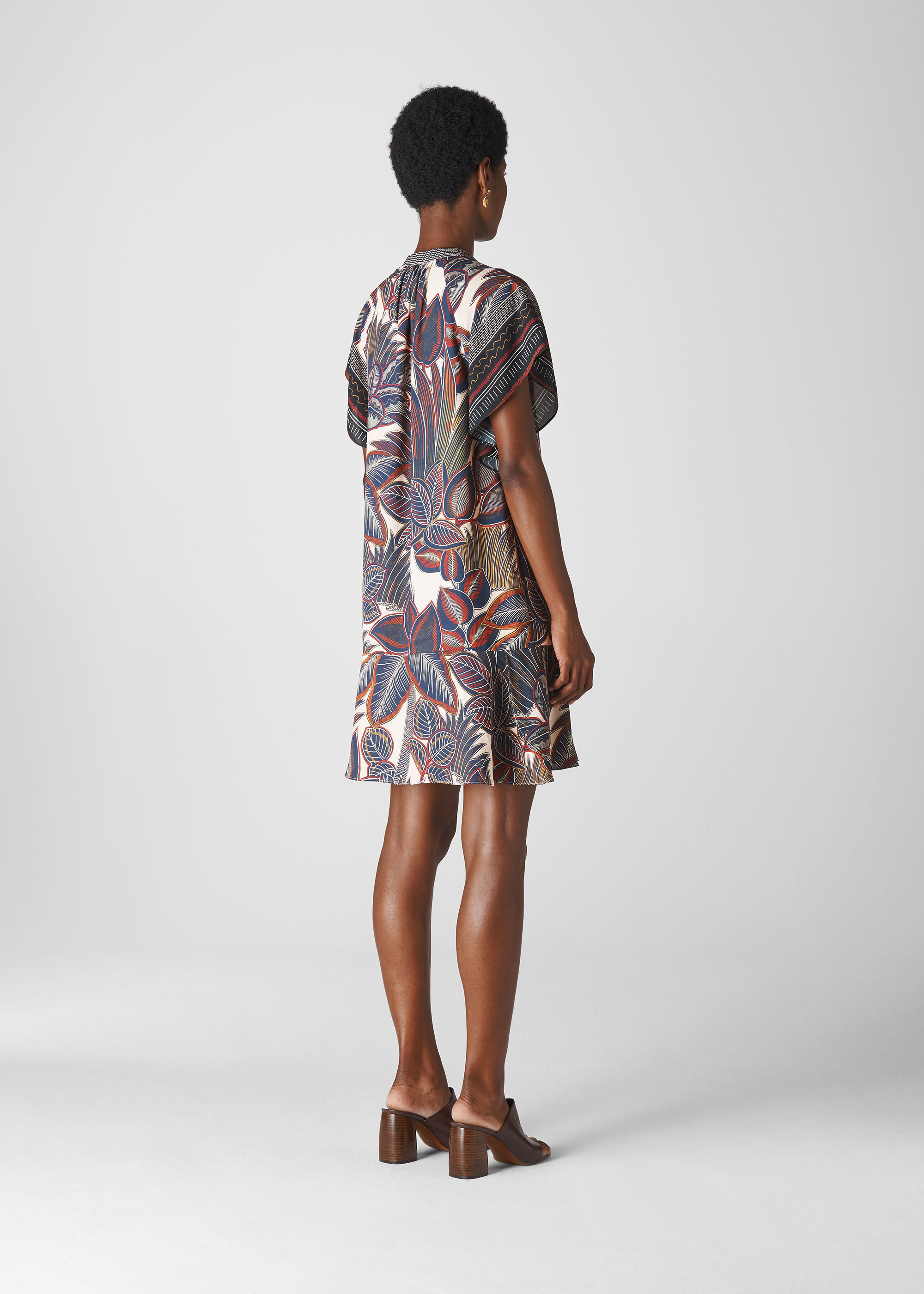 Whistles palm print jumpsuit on sale