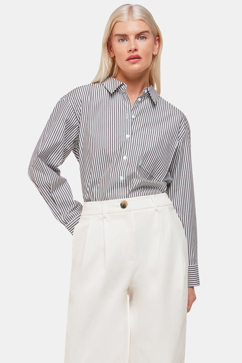 Petite Bethany Barrel Leg Trouser