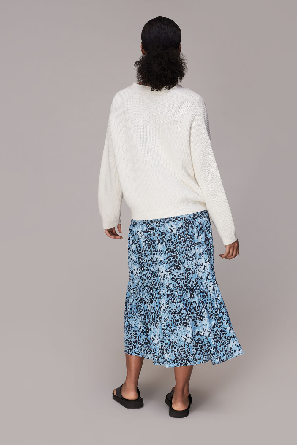 Hyena Spot Tiered Skirt
